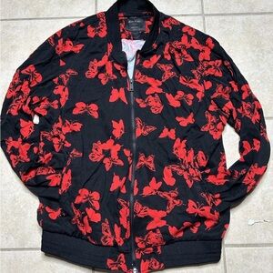 Porter & Ash Men’s Red And Black Jacket Size L